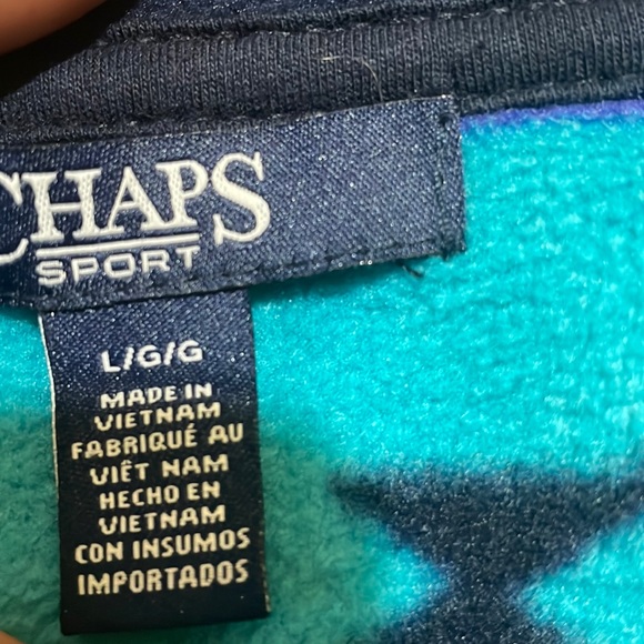 Chaps women’s Fleece vest detailed measurements - Picture 7 of 8